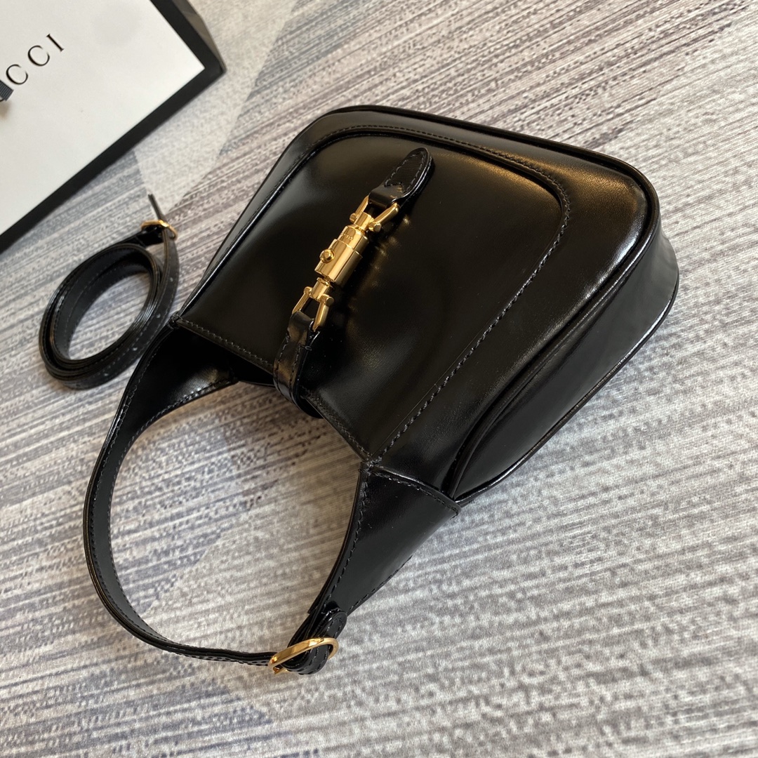 Gucci Jackie 1961 Mini Shoulder Bag 637091 Black